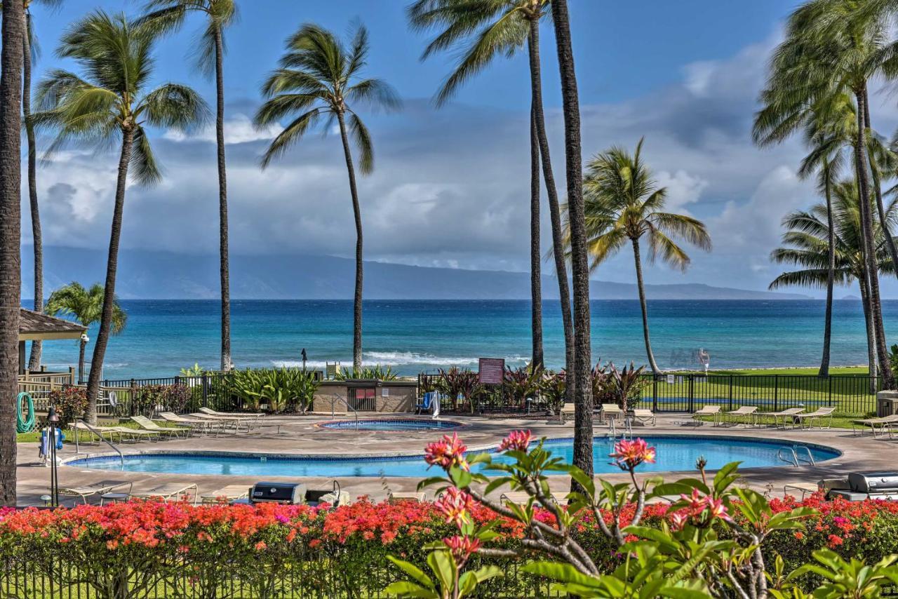 Lahaina Resort Retreat With Pool And Ocean Views! Kahana Dış mekan fotoğraf